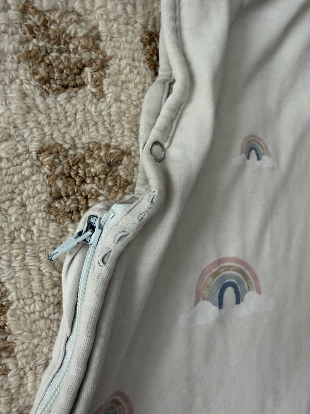 4 Season® Ultimate Toddler Sleep Bag, Merino Wool & Organic Cotton in Rainbow - Picture 11 of 11